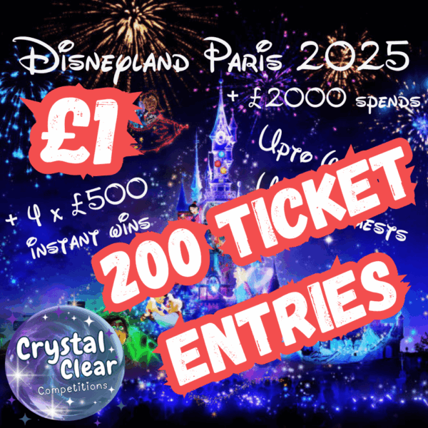 200 Disneyland Ticket Entries 🎟️ 10th AUTO DRAW