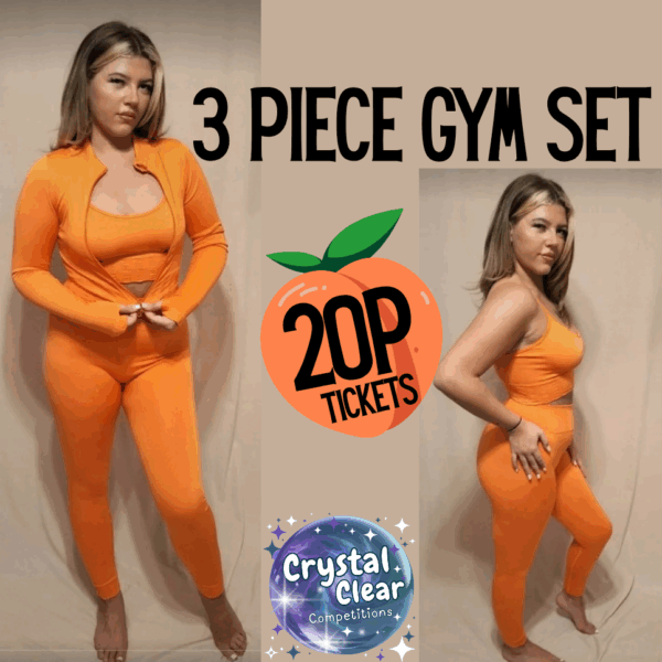 3 Piece Gym Set + CASH INSTANT WINS