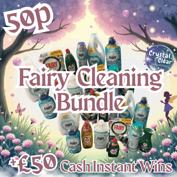Fairy Cleaning Bundle + CASH Instant Wins